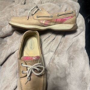 Sperry Tan Boat Shoes